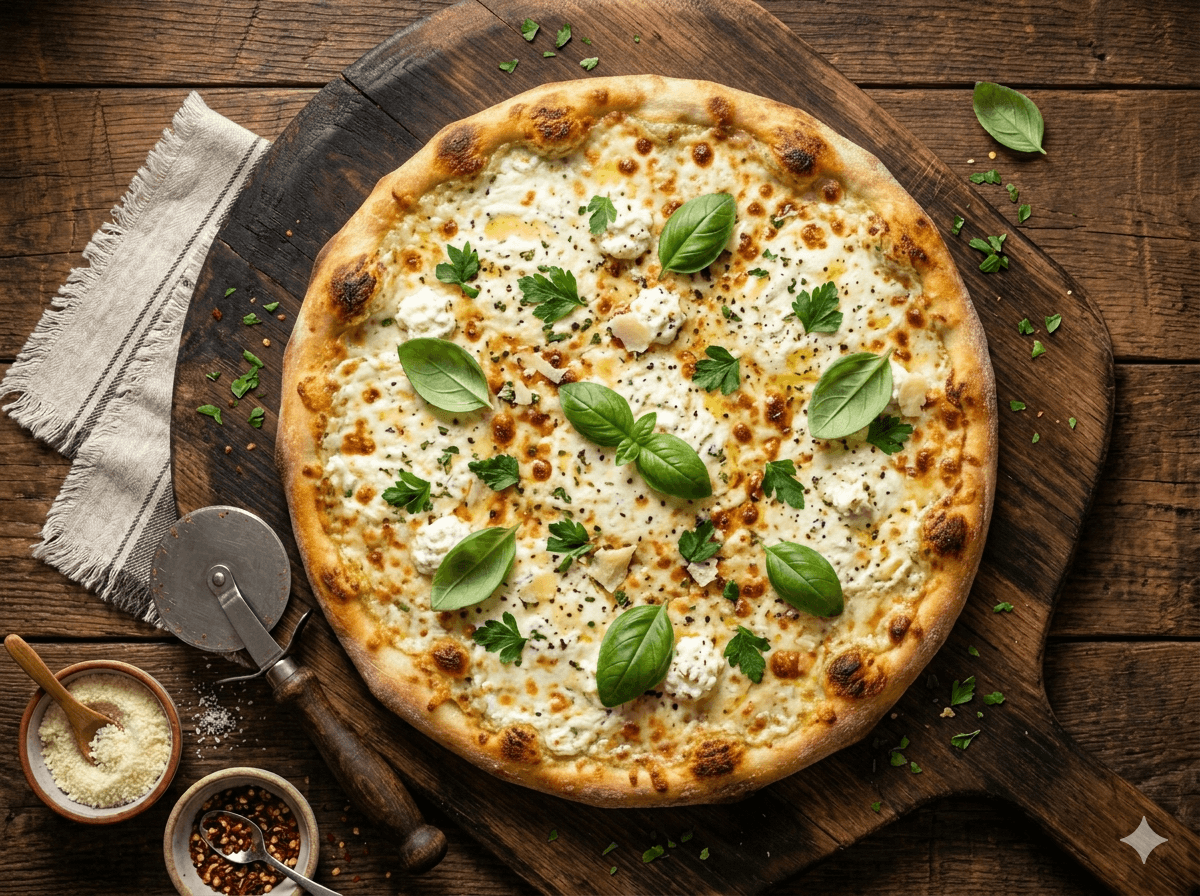 White Ricotta Pizza