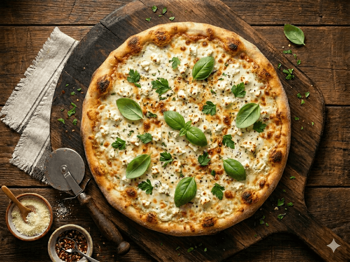 Three Cheese Pizza — halal brick-oven pizza in Clifton & Paterson, NJ